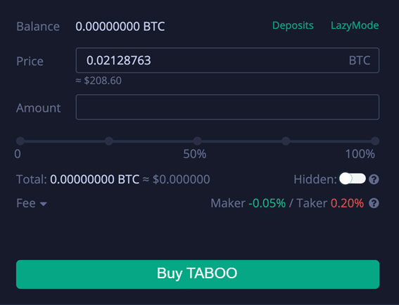 This complete guide will show you the steps to buy TABOO Token in detail through various platforms. 
